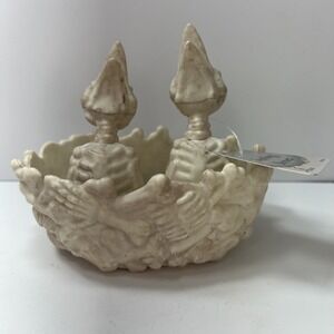 Crazy Bonez Nesting Bonez Halloween Decor OS Bone NEW Bird Skeleton Figurine